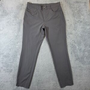 State & Liberty Pants Mens 34 Gray 4 Way Stretch Athletic Fit Performance Tech